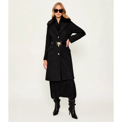 GUESS Płaszcz NEW PATRICE | z dodatkiem wełny ze sklepu Gomez Fashion Store w kategorii Płaszcze damskie - zdjęcie 186795114