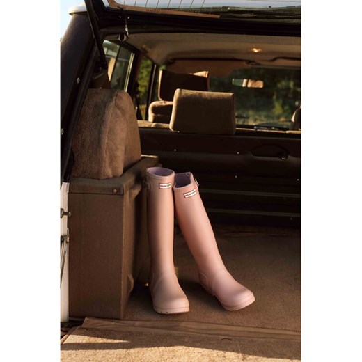 Hunter Kalosze HFW-006 Różowy ze sklepu MODIVO w kategorii Kalosze damskie - zdjęcie 186795390