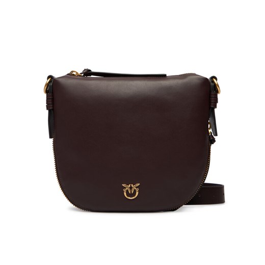 PINKO Torebka Hobo Zip Around Mini Ai 25-26 PLTT 105332 A0QO Bordowy - id: 8053177306712 - marki Pinko - 186795420 PINKO Torebka Hobo Zip Around Mini Ai 25-26 PLTT 105332 A0QO Bordowy ze sklepu MODIVO w kategorii Listonoszki - zdjęcie 186795420