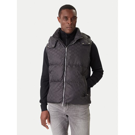 KARL LAGERFELD Kamizelka 505017 554504 Czarny Regular Fit ze sklepu MODIVO w kategorii Kamizelki męskie - zdjęcie 186795421