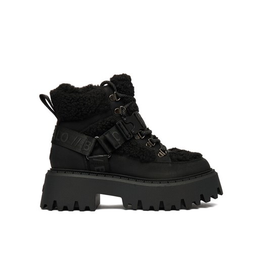 Buffalo Trzewiki Aspen Com Mid Warm 1622593 Czarny ze sklepu MODIVO w kategorii Botki - zdjęcie 186795472