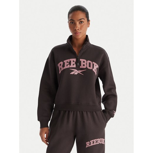 Reebok Bluza Tatty RK25167CCW Czarny Regular Fit ze sklepu MODIVO w kategorii Bluzy damskie - zdjęcie 186795540