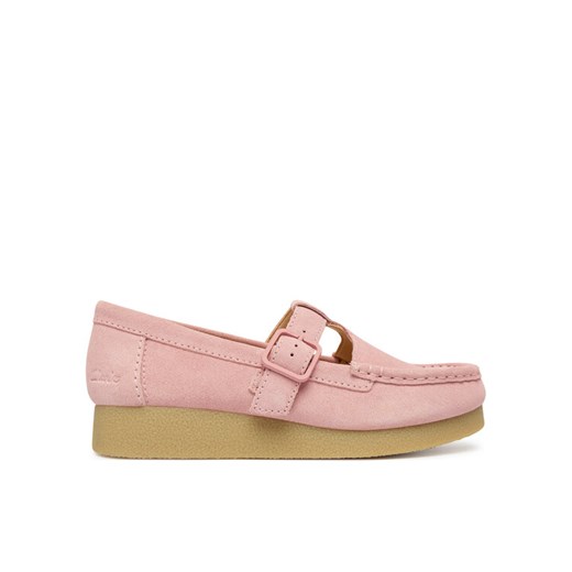 Clarks Półbuty WallabeeEVOBar 26184614 Różowy ze sklepu MODIVO w kategorii Półbuty damskie - zdjęcie 186795563