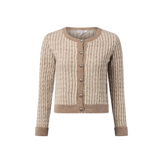 More & More Sweter damski z dzianiny Kobiety Sztuczne włókno taupe wypukły wzór tkaniny - id: 795725-0001-00360 - marki More & More - 186796832 More & More Sweter damski z dzianiny Kobiety Sztuczne włókno taupe wypukły wzór tkaniny ze sklepu vangraaf w kategorii Swetry damskie - zdjęcie 186796832