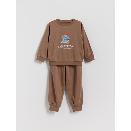 Reserved - Bawełniany komplet Paddington - brązowy ze sklepu Reserved w kategorii Komplety chłopięce - zdjęcie 186797460