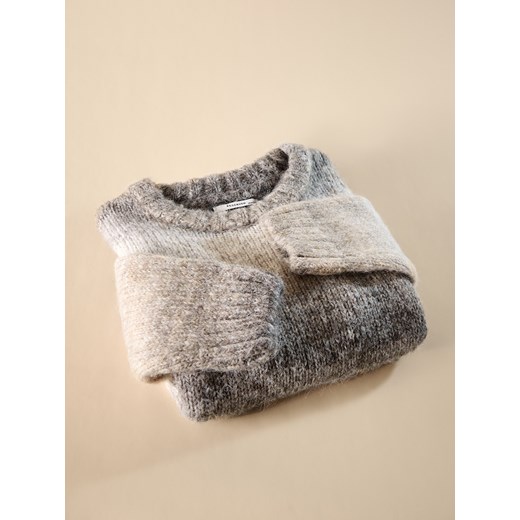 Reserved - Sweter z domieszką wełny - beżowy - id: 681FH-08X - marki Reserved - 186797882 Reserved - Sweter z domieszką wełny - beżowy ze sklepu Reserved w kategorii Swetry chłopięce - zdjęcie 186797882