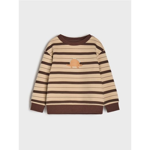 Sinsay - Ocieplana bluza crewneck - kremowy - id: 017FX-02X - marki Sinsay - 186799132 Sinsay - Ocieplana bluza crewneck - kremowy ze sklepu Sinsay w kategorii Bluzy i swetry - zdjęcie 186799132