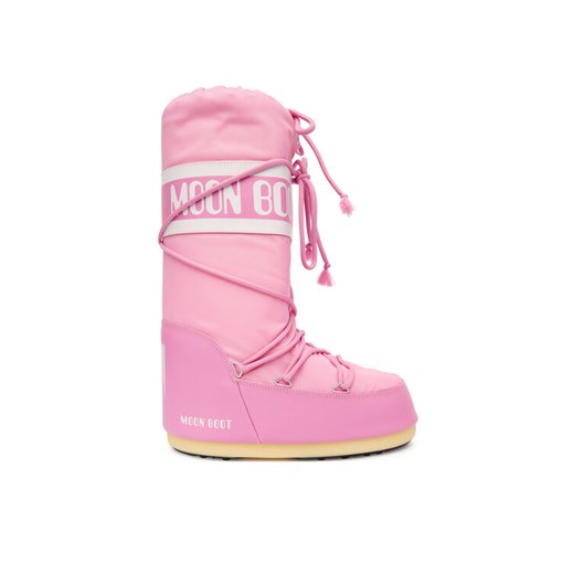 Śniegowce Moon Boot 80D1400440 D Różowy ze sklepu eobuwie.pl w kategorii Buty zimowe dziecięce - zdjęcie 186799350