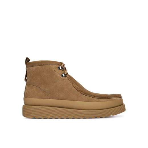 Kozaki Clarks WallabeeFTR2Hi 26183462 Brązowy ze sklepu eobuwie.pl w kategorii Buty zimowe męskie - zdjęcie 186799382