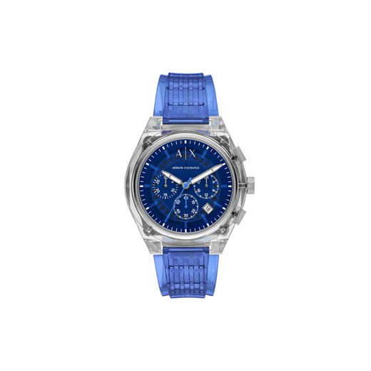 Zegarek Armani Exchange Rafael Chronograph AX4166 Niebieski ze sklepu eobuwie.pl w kategorii Zegarki - zdjęcie 186799391