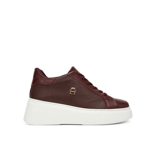 Sneakersy Aigner 1252570 Bordowy ze sklepu eobuwie.pl w kategorii Buty sportowe damskie - zdjęcie 186799431