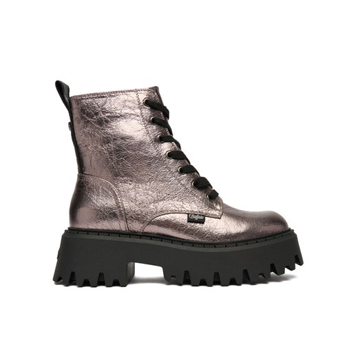 Trzewiki Buffalo Aspen Lace Up Mid 1622596 Srebrny - id: 0000305606143 - marki Buffalo - 186799452 Trzewiki Buffalo Aspen Lace Up Mid 1622596 Srebrny ze sklepu eobuwie.pl w kategorii Botki - zdjęcie 186799452