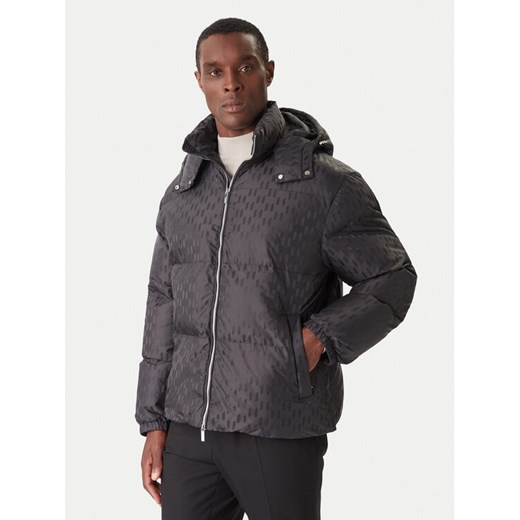 KARL LAGERFELD Kurtka zimowa 505016 554504 Czarny Regular Fit ze sklepu MODIVO w kategorii Kurtki męskie - zdjęcie 186800173