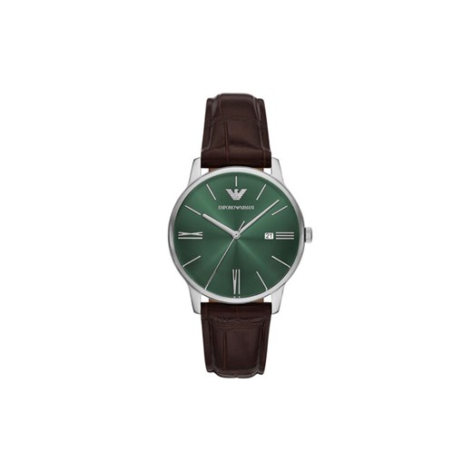 Emporio Armani Zegarek Minimalist AR11672 Brązowy ze sklepu MODIVO w kategorii Zegarki - zdjęcie 186800174