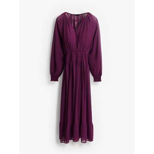 Mohito - Szyfonowa sukienka maxi - ciemny fiolet ze sklepu Mohito w kategorii Sukienki - zdjęcie 186800452
