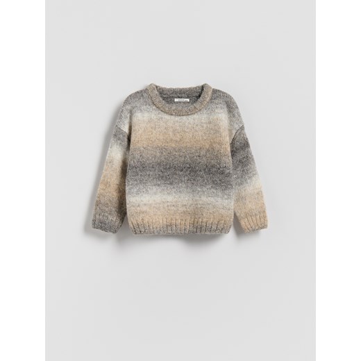 Reserved - Sweter z domieszką wełny - beżowy Reserved 92 (1 Reserved