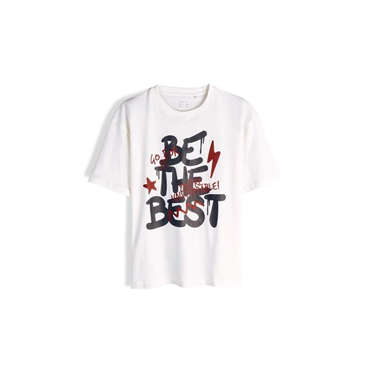 GATE Bawełniany t-shirt oversize z nadrukiem 8Y ze sklepu gateshop w kategorii T-shirty chłopięce - zdjęcie 186801182