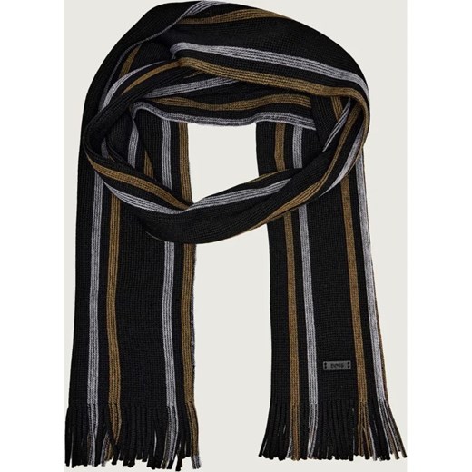 BOSS BLACK Wełniany szal Albas_Iconic 1 ze sklepu Gomez Fashion Store w kategorii Szaliki męskie - zdjęcie 186801491