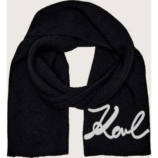 Karl Lagerfeld Szal K/signature | z dodatkiem wełny ze sklepu Gomez Fashion Store w kategorii Szaliki i chusty damskie - zdjęcie 186801494