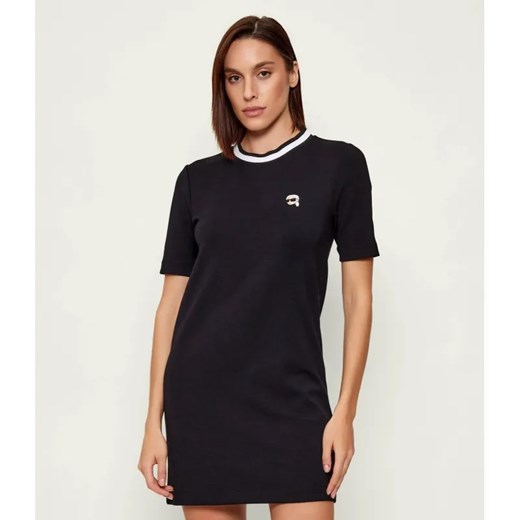 Karl Lagerfeld Sukienka Ikon - id: KL255W000092087 - marki Karl Lagerfeld - 186801520 Karl Lagerfeld Sukienka Ikon ze sklepu Gomez Fashion Store w kategorii Sukienki - zdjęcie 186801520
