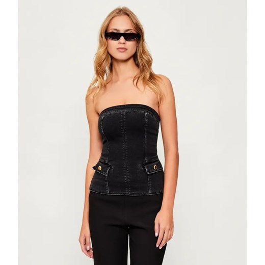 Marciano Guess Jeansowy top | Slim Fit ze sklepu Gomez Fashion Store w kategorii Bluzki damskie - zdjęcie 186801553