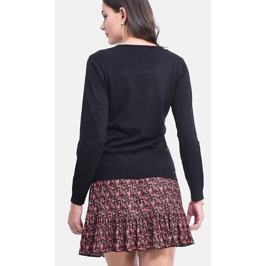 ASSUILI Sweter w kolorze czarnym 40 okazja Limango Polska