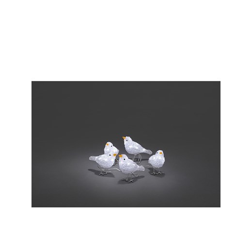 Konstsmide Girlanda LED w kolorze białym - wys. 10 cm Konstsmide onesize wyprzedaż Limango Polska
