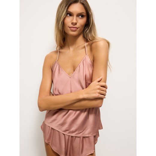 Mohito - Top od piżamy - różowy ze sklepu Mohito w kategorii Piżamy damskie - zdjęcie 186802831