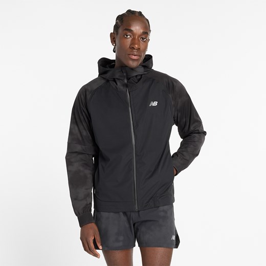 Kurtka męska New Balance MJ43514ACK – czarna ze sklepu New Balance Poland w kategorii Kurtki męskie - zdjęcie 186804194