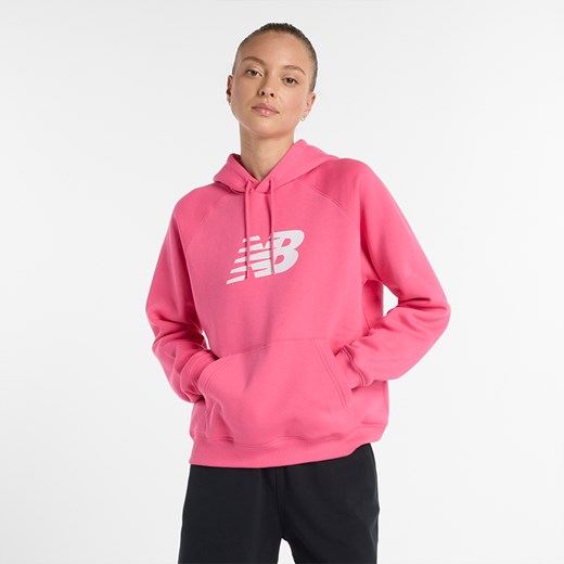 Bluza damska New Balance WT43524DAB – różowa ze sklepu New Balance Poland w kategorii Bluzy damskie - zdjęcie 186804230
