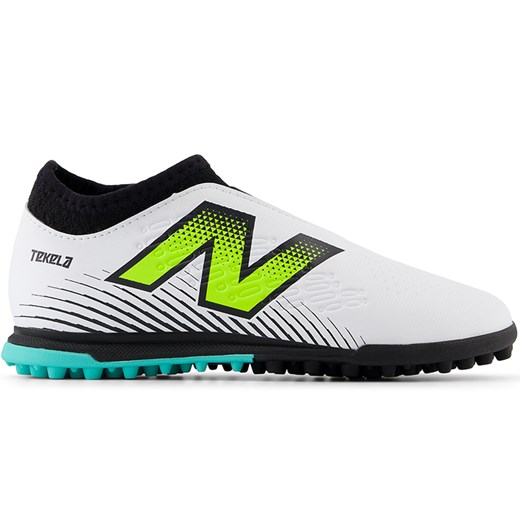 Turfy dziecięce New Balance TEKELA V4+ MAGIQUE JNR FG SJT3TH45 – białe ze sklepu New Balance Poland w kategorii Buty sportowe dziecięce - zdjęcie 186804273