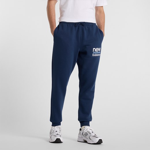 Spodnie męskie New Balance MP51940NNY – granatowe ze sklepu New Balance Poland w kategorii Spodnie męskie - zdjęcie 186804283