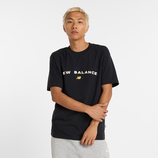 Koszulka męska New Balance MT51506BK – czarna ze sklepu New Balance Poland w kategorii T-shirty męskie - zdjęcie 186804423
