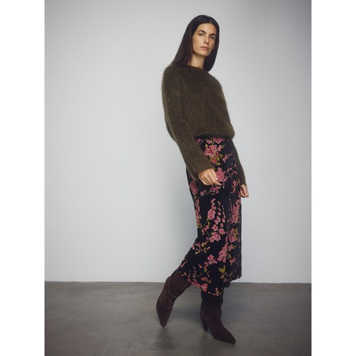 Reserved - Wzorzysta spódnica midi - wielobarwny - id: 500GE-MLC - marki Reserved - 186804642 Reserved - Wzorzysta spódnica midi - wielobarwny ze sklepu Reserved w kategorii Spódnice - zdjęcie 186804642