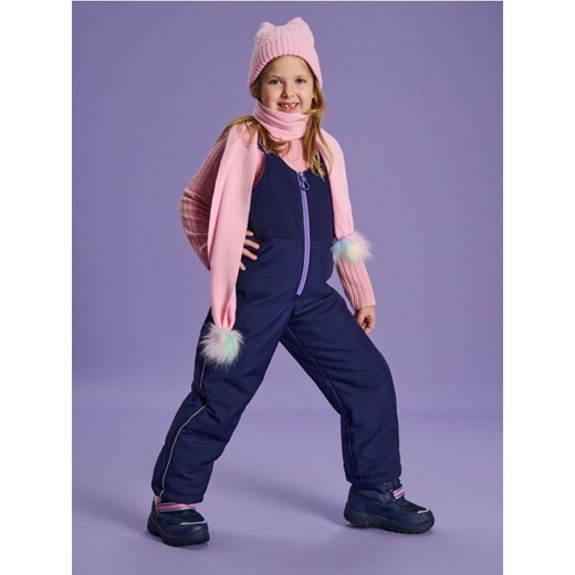 Sinsay - Ocieplane spodnie zimowe - granatowy ze sklepu Sinsay w kategorii Spodnie dziewczęce - zdjęcie 186805383