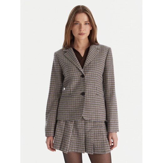 MAX&Co. Marynarka Rancio 2526046034200 Brązowy Slim Fit ze sklepu MODIVO w kategorii Marynarki damskie - zdjęcie 186806201