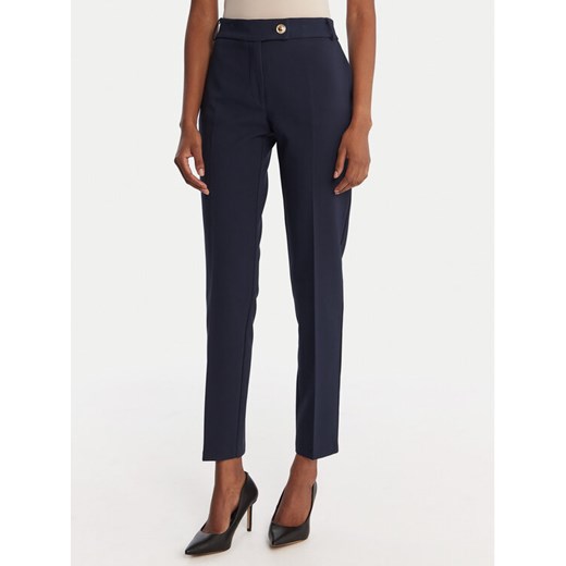 Rinascimento Chinosy CFC0126225003 Granatowy Slim Fit ze sklepu MODIVO w kategorii Spodnie damskie - zdjęcie 186806222