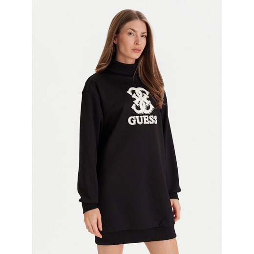 Guess Sukienka codzienna V5YK07 KCX22 Czarny Regular Fit ze sklepu MODIVO w kategorii Sukienki dziewczęce - zdjęcie 186806231