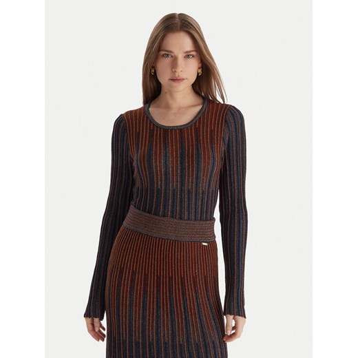 Fracomina Sweter FS25WT7007K558Q7 Kolorowy Slim Fit ze sklepu MODIVO w kategorii Swetry damskie - zdjęcie 186806241