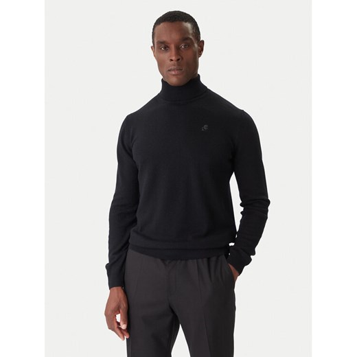KARL LAGERFELD Golf 655058 554399 Czarny Regular Fit ze sklepu MODIVO w kategorii Swetry męskie - zdjęcie 186806251