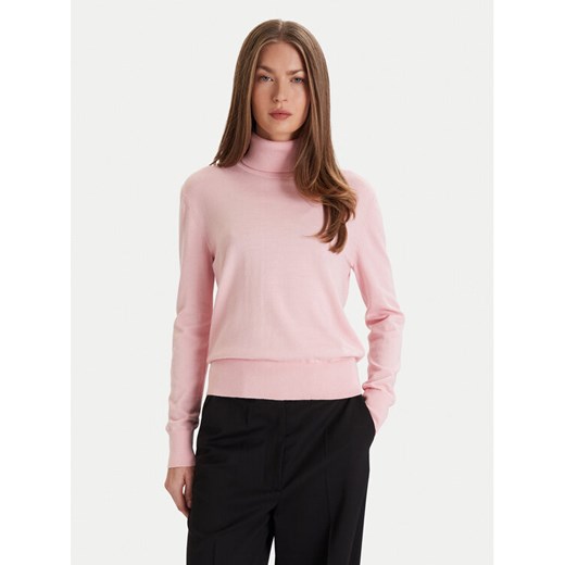 Calvin Klein Golf LV044D371G Różowy Regular Fit - id: 0000305379436 - marki Calvin Klein - 186806274 Calvin Klein Golf LV044D371G Różowy Regular Fit ze sklepu MODIVO w kategorii Swetry damskie - zdjęcie 186806274