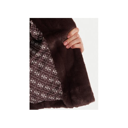 Guess Futro W0BL0N WDCH0 Brązowy Regular Fit Guess L MODIVO