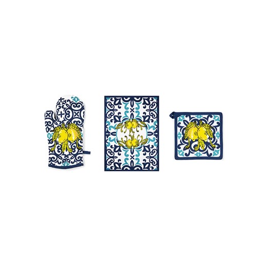 Trendy Kitchen by EXCÉLSA 3-częściowy zestaw &quot;Amalfi&quot; w kolorze Trendy Kitchen By Excélsa onesize okazja Limango Polska