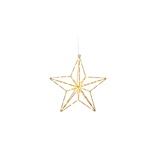 Konstsmide Lampa dekoracyjna LED "Star" - KEE G  (KEE A do G) - 37 x 36 cm - id: 17805602 - marki Konstsmide - 186808721 Konstsmide Lampa dekoracyjna LED "Star" - KEE G  (KEE A do G) - 37 x 36 cm ze sklepu Limango Polska w kategorii Oświetlenie - zdjęcie 186808721