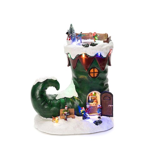 Konstsmide Lampa dekoracyjna LED "Santa boot" ze wzorem - 23,5 x 28 x 18 cm - id: 17805720 - marki Konstsmide - 186808742 Konstsmide Lampa dekoracyjna LED "Santa boot" ze wzorem - 23,5 x 28 x 18 cm ze sklepu Limango Polska w kategorii Oświetlenie - zdjęcie 186808742