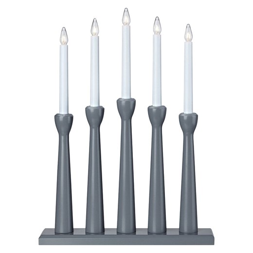 Marksljöd Lampa adwentowa &quot;Mäserkär&quot; w kolorze szarym - 36 x 49 cm Marksljöd onesize wyprzedaż Limango Polska