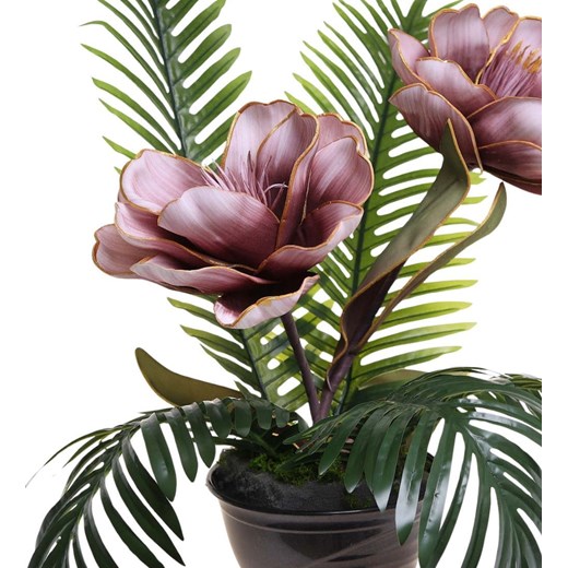 Duży stroik różowo złote kwiaty KOMP157 M500 ze sklepu Pantofelek24.pl w kategorii Dekoracje - zdjęcie 186809481