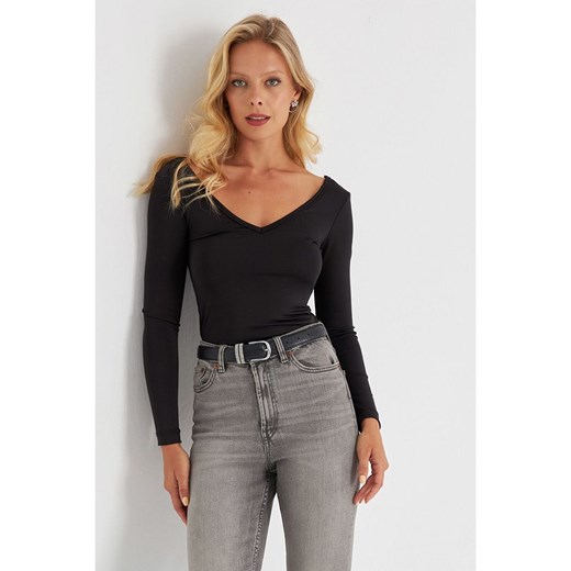 trendyol Koszulka w kolorze czarnym Trendyol S okazyjna cena Limango Polska