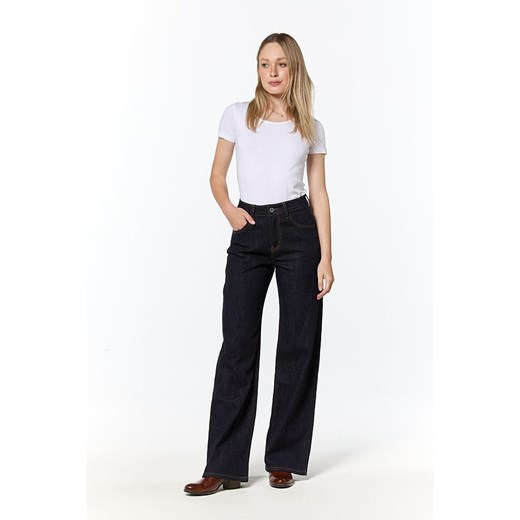 Tamba Dżinsy - Flared fit - w kolorze czarnym Tamba 38 promocja Limango Polska