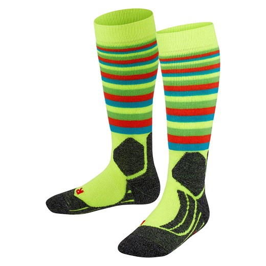 Falke Skarpety funkcyjne &quot;Intermediate Stripes&quot; w kolorze żółtym ze sklepu Limango Polska w kategorii Skarpetki dziecięce - zdjęcie 186809862